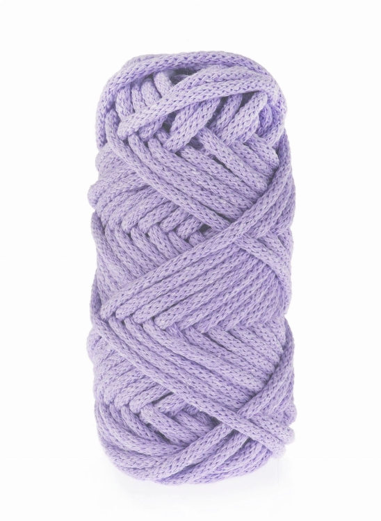 Sznurek do rękodzieła makramy z rdzeniem Lawenda Jasna 5mm 20m
