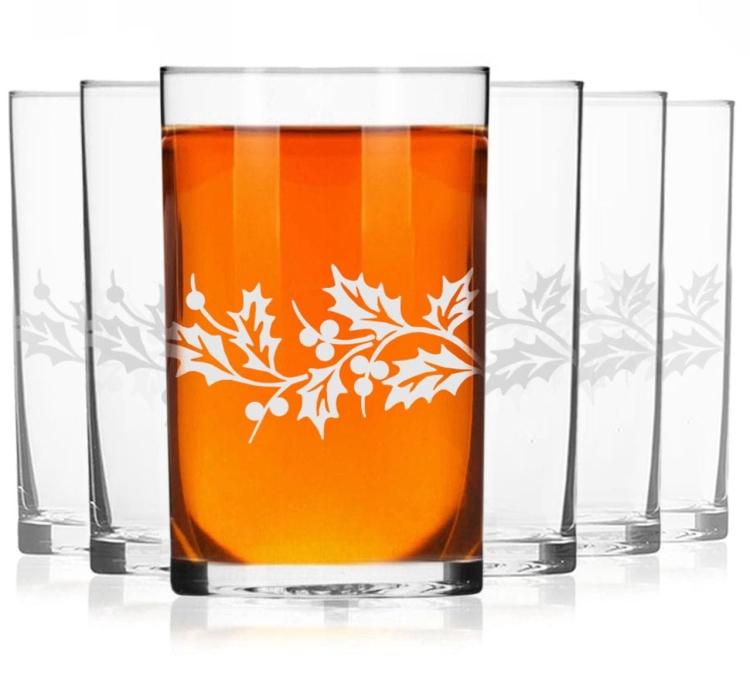 Szklanki do herbaty kawy 250 ml szklanka 6szt Kwiaty (1)