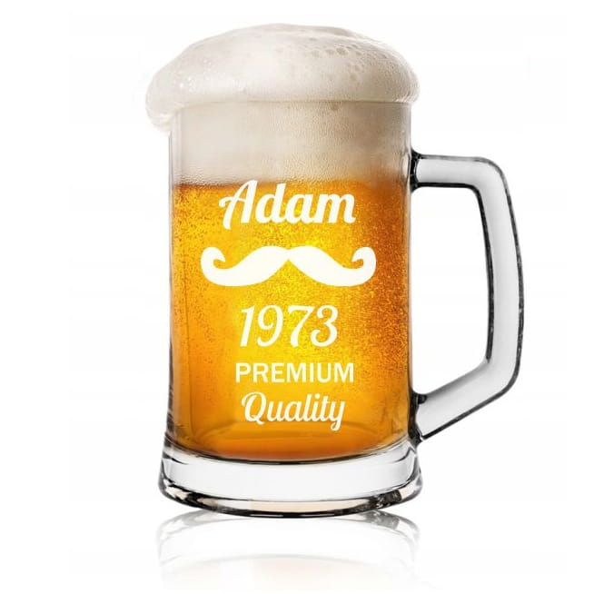 Kufel do piwa z grawerem na prezent 685ml 1szt