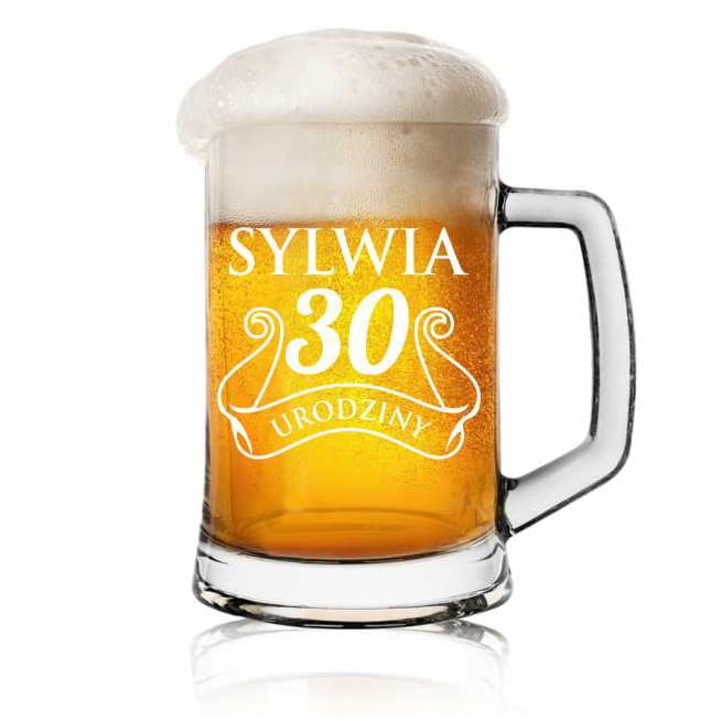 Kufel do piwa na urodziny 685ml 1szt