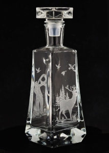 Karafka do whisky skośna "Myśliwska" 750ml