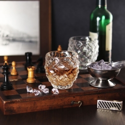 Ekskluzywny zestaw do whisky BOHEMIA Morris 6+1 Kryształ w skrzynce z GRAWEREM