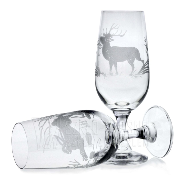 Kieliszki do szampana "Myśliwskie" 180ml