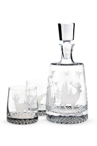 Komplet do whisky 6+1 "Myśliwski" karafka + szklanki