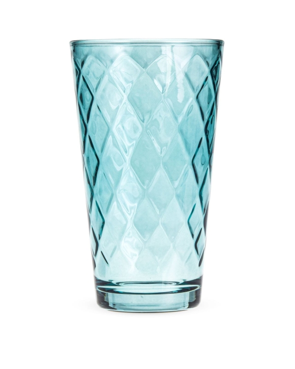 Kolorowe wysokie szklanki do soku, drinków Maia 370ml 6szt