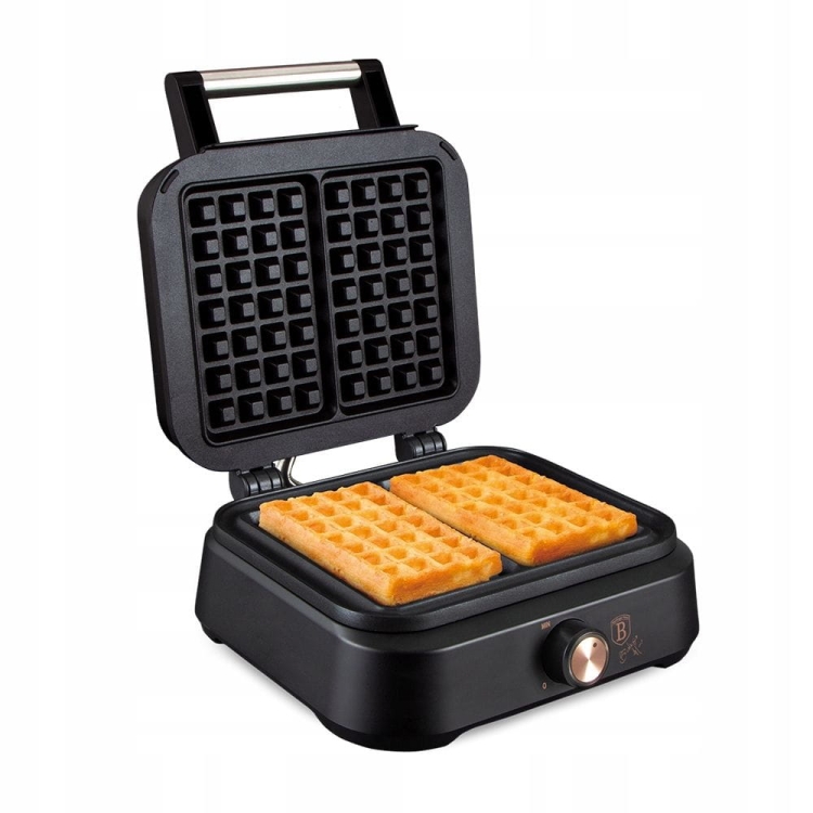 Gofrownica Berlinger Haus rose gold czarny 1500 W BH-9439