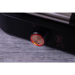 Gofrownica Berlinger Haus rose gold czarny 1500 W BH-9439