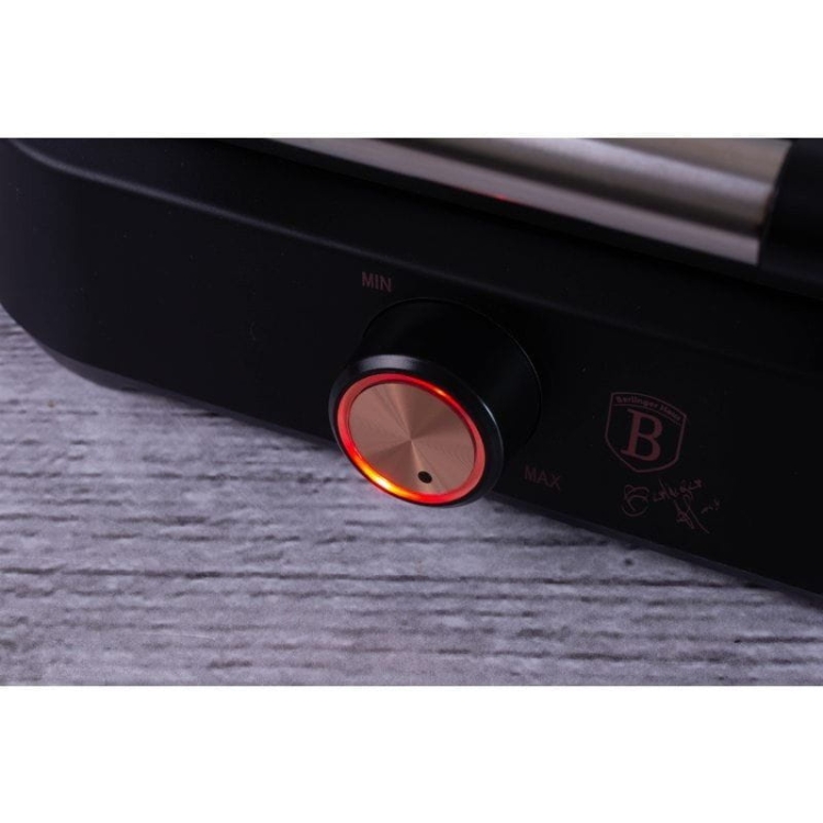 Gofrownica Berlinger Haus rose gold czarny 1500 W BH-9439