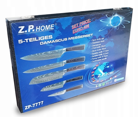 Przejdź do produktu Zestaw noży Z.P. HOME NOŻE ZP-7777 5pcs