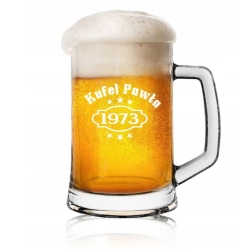 Kufel do piwa z grawerem prezent 685ml 1szt