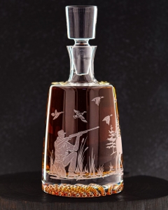 Komplet do whisky 6+1 "Myśliwski" karafka + szklanki