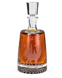 Komplet do whisky 6+1 "Myśliwski" karafka + szklanki