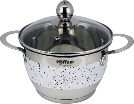 Przejdź do produktu Zestaw garnków ze stali nierdzewnej Hoffner Biały 12 el