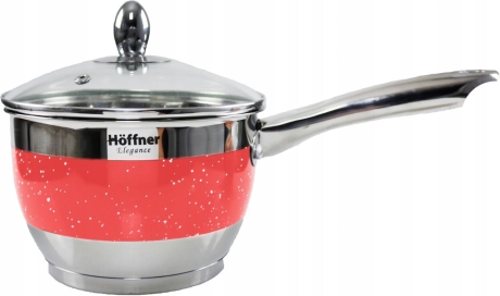 Przejdź do produktu Zestaw garnków ze stali nierdzewnej Hoffner Czerwony 12 el