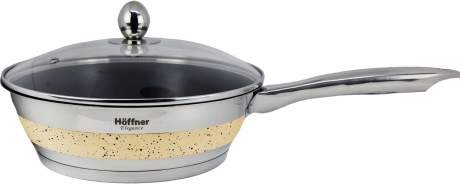 Przejdź do produktu Zestaw garnków ze stali nierdzewnej Hoffner Żółty 12 el