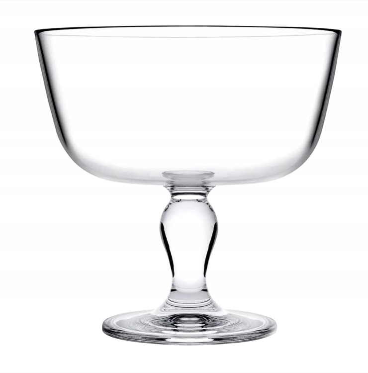 Szklana salaterka na nóżce PASABAHCE PETITE Patisserie 22,4cm