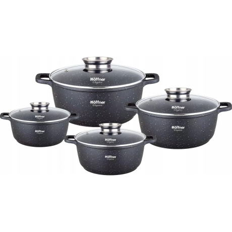 Przejdź do produktu Zestaw garnków Hoffner 8 el HF-7912