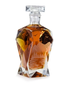 Karafka łamana do whisky "Wędkarska" 750ml