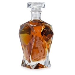 Karafka łamana do whisky "Wędkarska" 750ml