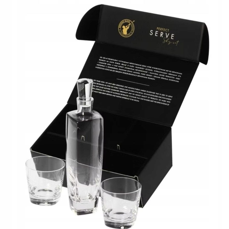 Komplet do whisky 2+1 KROSNO Perfect Serve Sky
