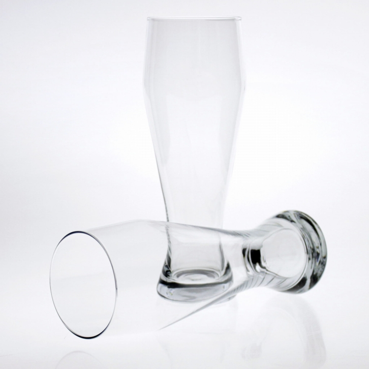 Smukłe szklanki do piwa KROSNO 550ml