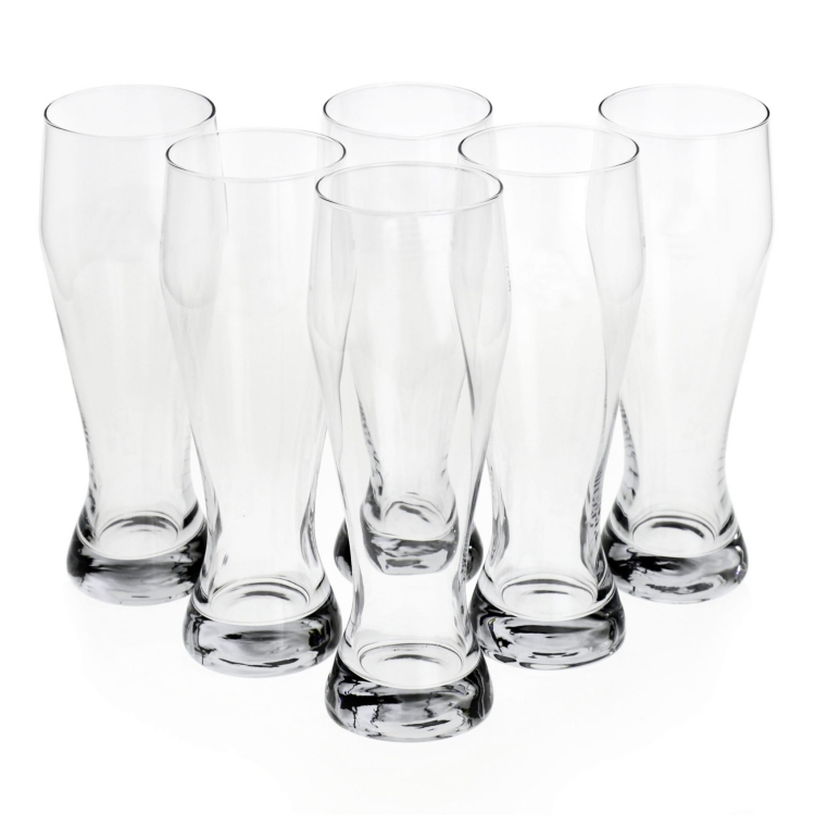 Smukłe szklanki do piwa KROSNO 550ml