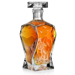 Karafka łamana do whisky "Wędkarska" 750ml