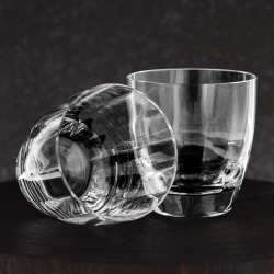 Niskie szklanki do whisky KROSNO OPTYK 250ml