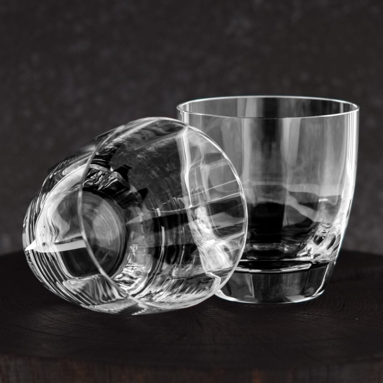 Niskie szklanki do whisky KROSNO OPTYK 250ml