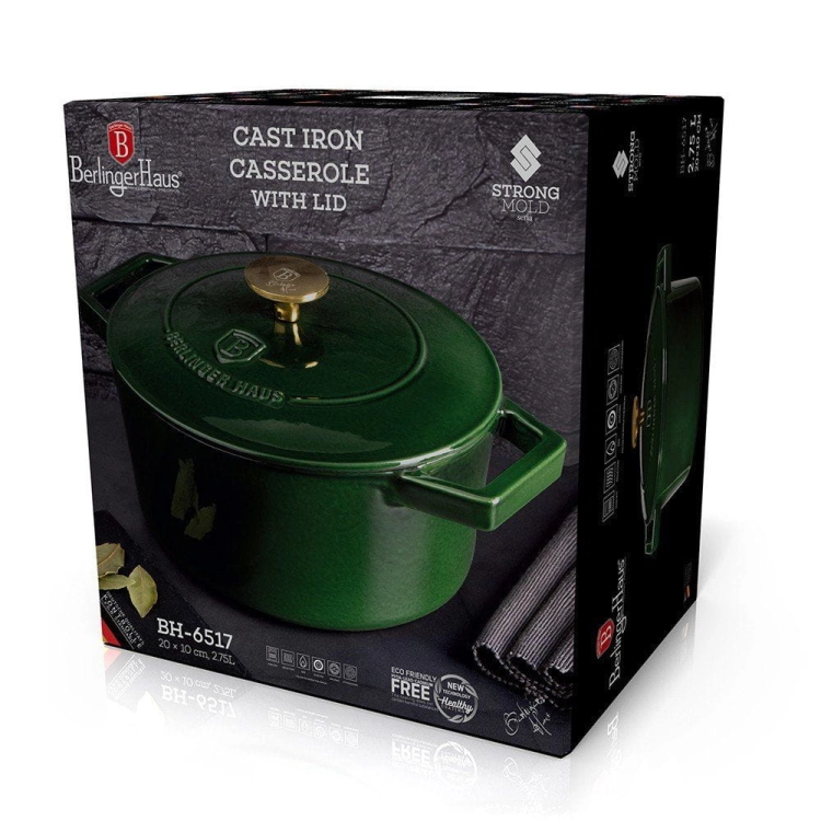 Garnek tradycyjny Berlinger Haus EMERALD GREEN 2,7 l