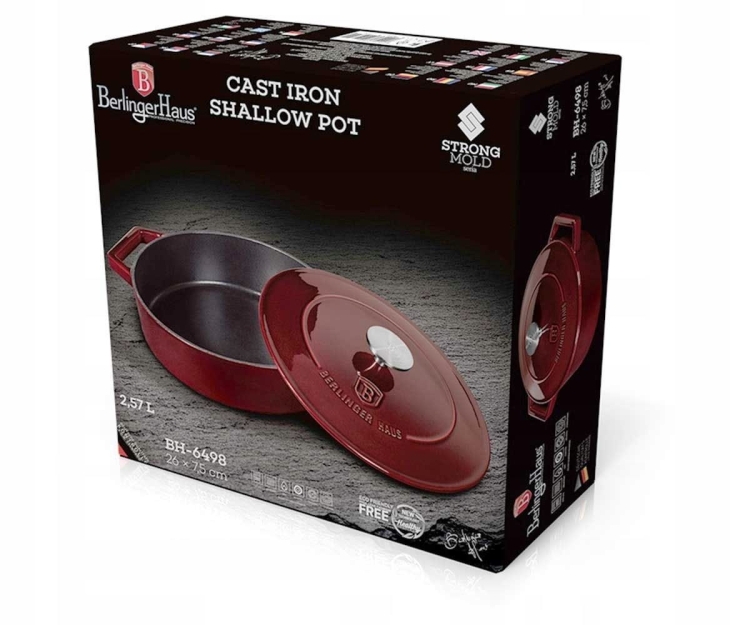 Emaliowany garnek żeliwny Berlinger Haus 2,57 l BH-6498