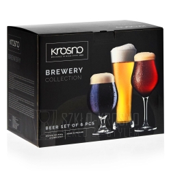 Zestaw szkła do różnego rodzaju piwa - KROSNO Piwa Konesera - Brewery