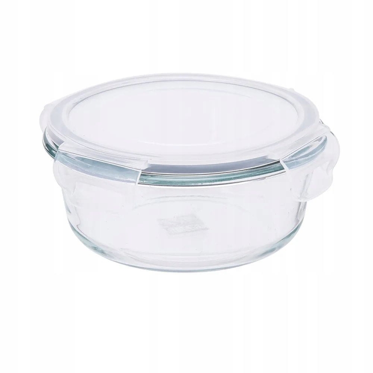 Pojemnik szklany na żywność OKRĄGŁY LUNCHBOX z pokrywką ALTOM FRESH 0,4L