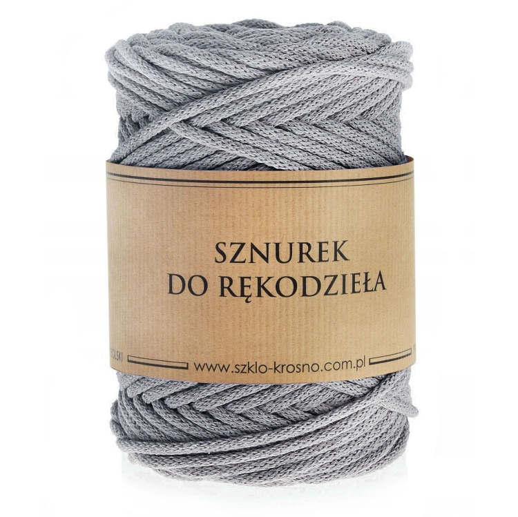 Sznurek do rękodzieła makramy z rdzeniem Metal 3mm 100m