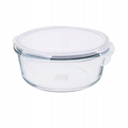 Pojemnik szklany na żywność OKRĄGŁY LUNCHBOX z pokrywką ALTOM FRESH 0,95L