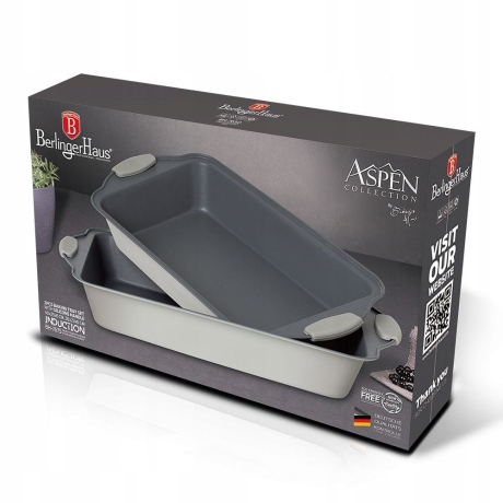 Przejdź do produktu Zestaw podłużna brytfanna Berlinger Haus Aspen 2 szt. BH 7650