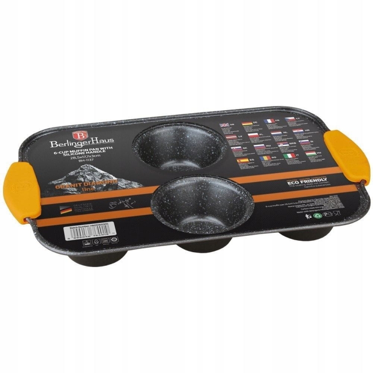 Forma do muffinek Berlinger Haus Granit Diamond 6 szt BH-1137