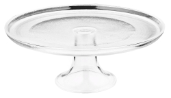 Szklana tortownica, patera na tort, ciasto na nóżce EDWANEX 31cm