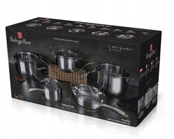 Zestaw garnków ze stali nierdzewnej Berlinger Haus 10 el BH-6660