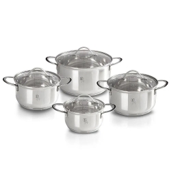 Zestaw garnków ze stali nierdzewnej Berlinger Haus 8 el BH-6663