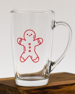 Kubki ALEX z nadrukiem dla dzieci na święta świąteczne Bałwan Choinka 400ml 6szt