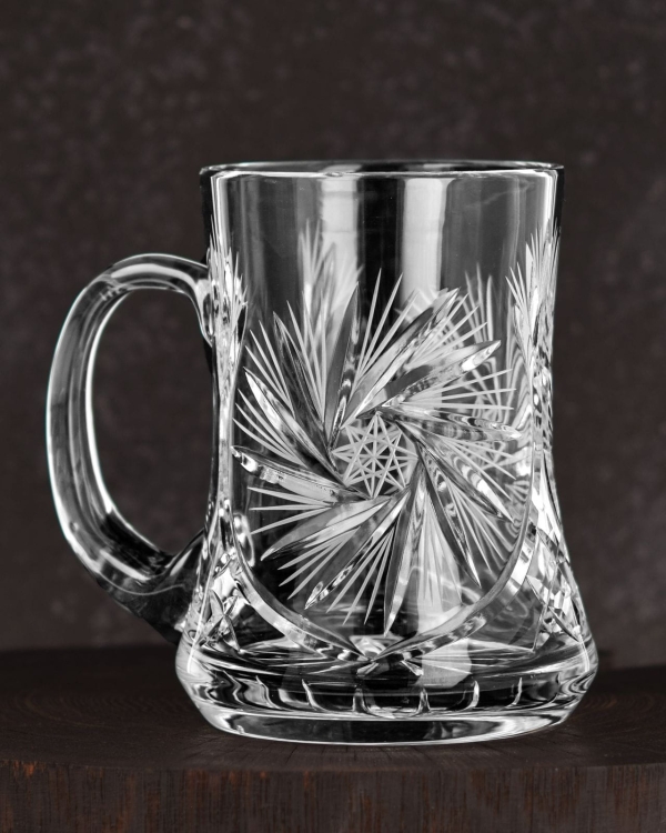 Kryształowy kufel do piwa JULIA Młynek 600ml 06019