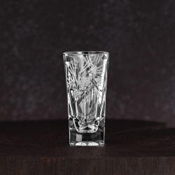 Ekskluzywne kryształowe kieliszki do wódki JULIA Młynek 50ml 6szt