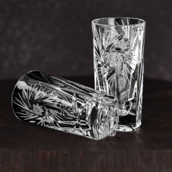 Ekskluzywne kryształowe kieliszki do wódki JULIA Młynek 50ml 6szt