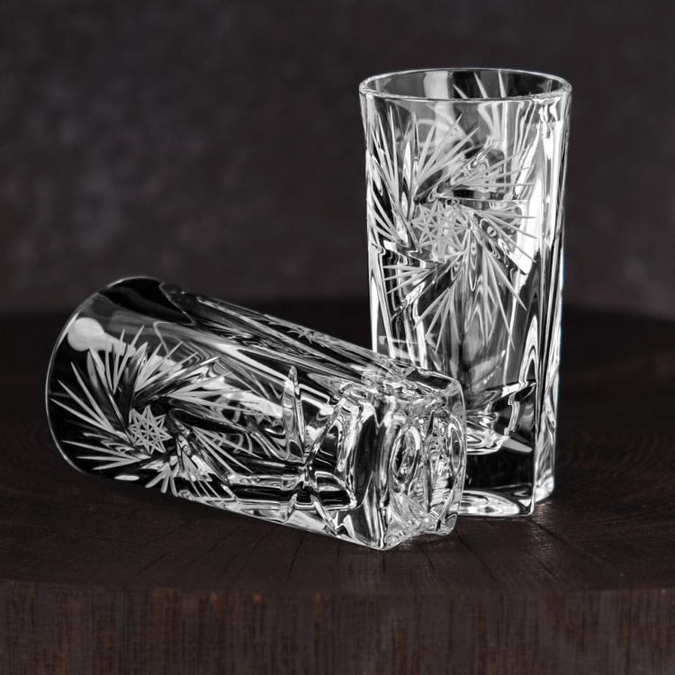 Ekskluzywne kryształowe kieliszki do wódki JULIA Młynek 50ml 6szt