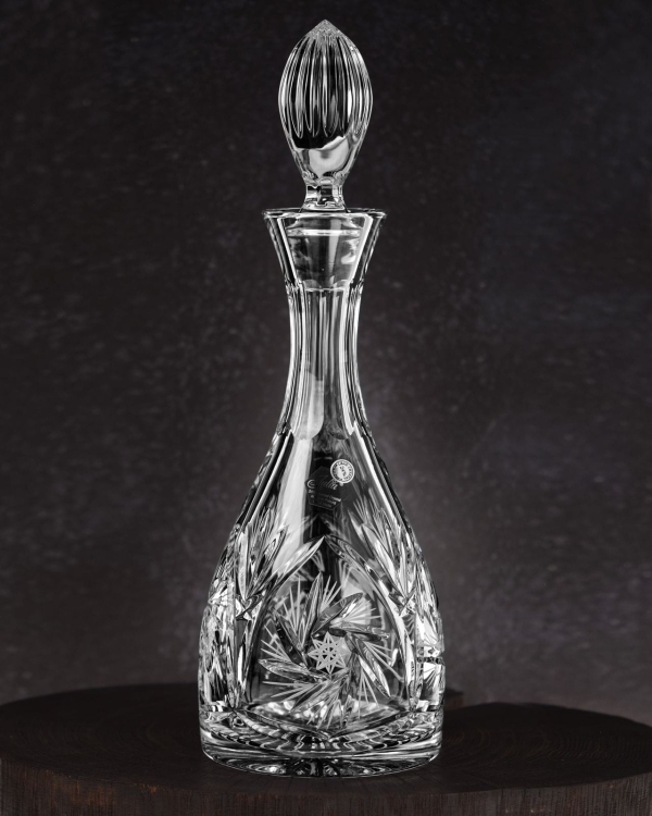 Kryształowa karafka do whisky wina wody JULIA Młynek 1000ml 03066