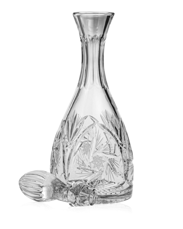 Kryształowa karafka do whisky wina wody JULIA Młynek 1000ml 03066
