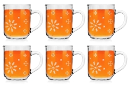 Szklanka Kubki dla dzieci ŚNIEŻYNKI 250ml 6szt