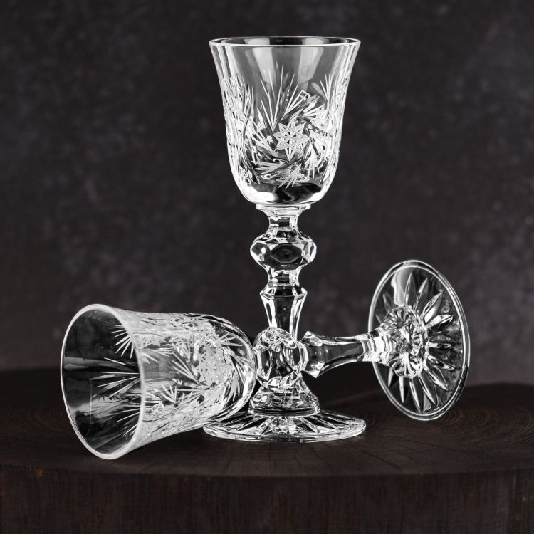 Kryształowe kieliszki do likieru JULIA Młynek 60ml 6szt 01245