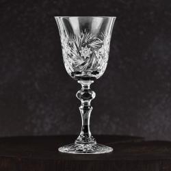 Piękne kryształowe kieliszki do wina białego JULIA Młynek 170ml 6szt 01248